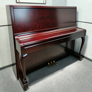 เปียโนตั้งพื้น KAWAI KL705 รุ่นพรีเมียมจากญี่ปุ่น สีแดงลายไม้มะฮอกกานี สำหรับมืออาชีพ เสียงอบอุ่นและกลมกลืน สไตล์วินเทจ - Product Image 2