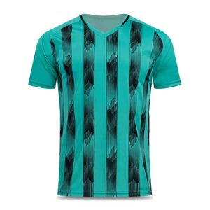 Maillot de football pour adulte personnalisé OEM de haute qualité, imprimé par sublimation, design personnalisé, nom, numéro, 100% polyester, confortable et léger - Product Image 1