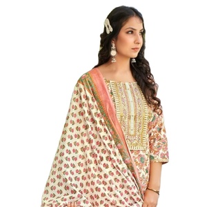 Latest Classy Cotton Print Kurtis Pant and Dupatta Collection for Women - Product Image 5