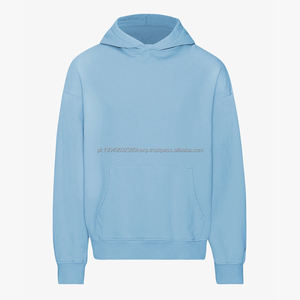 Sweatshirts pour hommes en pur coton avec capuche, sweat-shirt en molleton biologique à capuche, sweat-shirt surdimensionné personnalisé pour hommes - Product Image 5