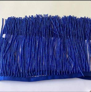 Adornos de flecos con cuentas colgantes, adornos de cuentas pesadas para traje de danza del vientre latino de alta costura, vestido de fiesta de noche - Product Image 2