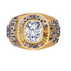 แหวนผู้หญิงสีสันสดใส10K ทำจากแล็บสีทองสดใส VVS2หรูหราสง่างามทันสมัยทันสมัยทันสมัยและอินเทรนด์สำหรับงานแต่งงานครบรอบปี - Product Image 4