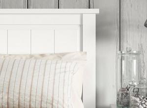 Muebles de estilo francés para dormitorio, mueble de cama doble clásico de madera antigua de cuatro postes, tamaño King-size - Product Image 3