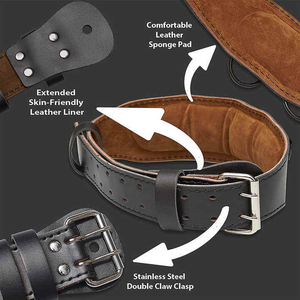 Cinturón de Potencia Profesional de Alta Resistencia para Levantamiento de Pesas, Entrenamiento Pesado y Rendimiento en Gimnasio - Product Image 4