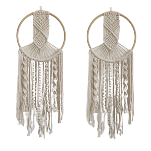 Fantaisie Design Macramé Dream Catcher Multi Couleur De Noël Décoration Murale Accessoires De Décoration De La Maison Tarifs En Vrac Prix De Gros - Product Image 2