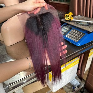 Cabello Humano Remy de Alta Calidad al por Mayor, Liso Natural, Doble Trama, 100g, Paquetes de Cabello Virgen Vietnamita con Cierre, Color Personalizado - Product Image 4