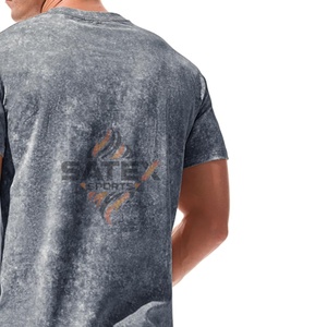 Camiseta de Algodón 100% para Hombre, Estilo Vintage, Corte Regular, Lavado Ácido, Estilo Retro Urbano - Product Image 6