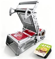 Scelleuse manuelle de plateaux pour table, machine à sceller les plateaux alimentaires pour emballer les aliments, les fruits, la viande et les contenants