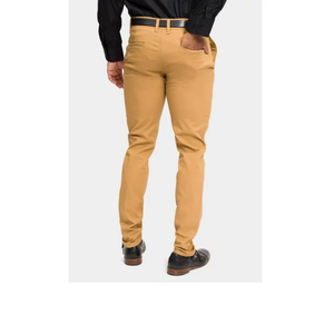 กางเกงชิโนของผู้ชายสีทึบแฟชั่น2024ใหม่กางเกงทรงสกินนี่รัดรูปของผู้ชายกางเกงชิโนลำลองสำหรับผู้ชายจาก BD - Product Image 5