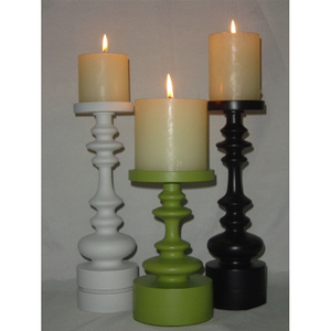 Bougeoir en bois de haute qualité enduit d'émail, meilleur créateur, porte-bougie classique de décoration de maison et de jardin - Product Image 4