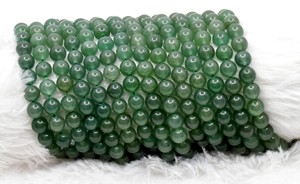 Perles en pierre d'aventurine bleu-vert naturel, perles en vrac de 8 mm, perles mélangées pour la fabrication de bijoux en gros - Product Image 5