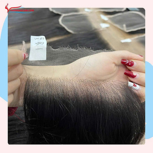 วิกผมปิดแบบมัดผมสไตล์เวียดนามแบบดิบพร้อมสายรัดผมแบบผูกปมขนาดเล็ก - Product Image 5