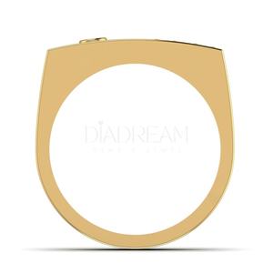 Bague de fiançailles élégante pour homme en argent sterling 925, sertie de diamants en clos, clarté VVS, bijoux fins et tendance - Product Image 5