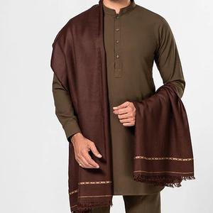 Châle en cachemire d'hiver chaud Chaddar Khadar de qualité supérieure, châle ethnique en laine douce pour hommes afghans, châle afghan en gros - Product Image 6