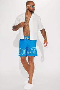 Premium quality Screen printed Trendy Custom polyester <b>Men's</b> High Quality Swim Shorts Loose Swim <b>Trunks</b> for <b>men</b> - Product Image 4
