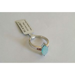 Shah Gems 925 Sterling <b>Silver</b> Women's <b>Ring</b> with Natural Druzy <b>Garnet</b> Oval Cut Topaz Pear Cut Diamond Everyday Wear Gift Suitable - Product Image 1
