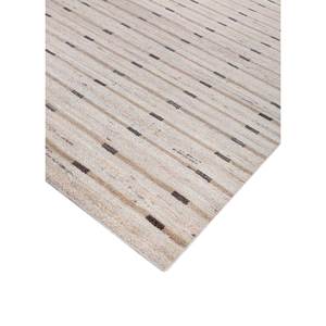 Tapis en laine afghane rayé ivoire Manifest, classique, noué à la main, 9x12, pour salon, idéal pour la décoration des chambres d'adolescents - Product Image 2