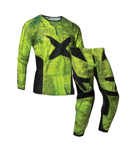 Camiseta de carreras de motocross personalizada con pantalones largos, traje de carreras de motocross por sublimación, precio al por mayor, equipo de motocross al por mayor - Product Image 2