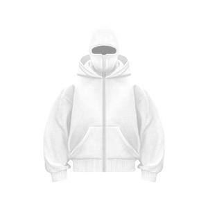 ชุดกีฬาลำลองที่มีดีไซน์หน้ากากแบบมีฮู้ดเสื้อฮู้ดขนาดพิเศษแนวสปอร์ตและทันสมัย - Product Image 3