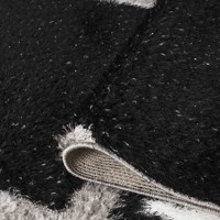 Tapis moderne en polyester tissé à boucles florales, fabriqué à la main en Turquie, lavable, réversible, personnalisable pour usage domestique, commercial, entrée et salle à manger