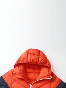 Wholesale High Quality Custom OEM Men's Color Block Drawstring Hooded <b>Puffer</b> Coat Softshell <b>Jacket</b> - Product Image 3