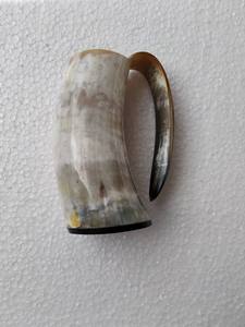 Taza de cuerno para beber vikingo pulido Natural estilo búfalo taza de Navidad de estilo Animal para cerveza Falak World Export - Product Image 3