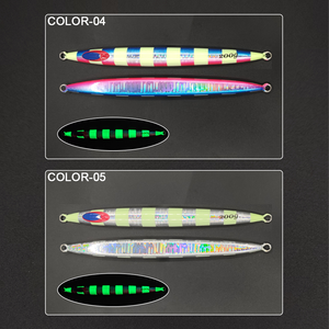 JF12 <span class=keywords><strong>Esca</strong></span> Luminosa di Alta Qualità: Assorbimento Rapido, Luminosità Intensa per oltre 200m di Oscurità, <span class=keywords><strong>Esca</strong></span> Professionale per Jigging Verticale per Pesci Giganti - Product Image 6