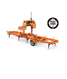 เครื่องเลื่อยสายพานแบบพกพา LT15WIDE พร้อมรถพ่วง GO Trailer ความกว้างตัด 41 นิ้ว ความจุท่อนไม้ 39 นิ้ว ความกว้างการตัด 240V รับประกัน 5 ปีขึ้นไป - Product Image 1