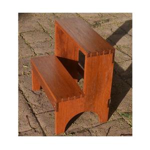 Taburete Compacto de Madera con Estructura Resistente Hecha a Mano, Ideal para Habitaciones Infantiles, Estantes de Despensa, Encimeras de Cocina y Uso Doméstico - Product Image 2