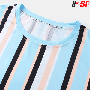 Gran oferta de verano 2023, camiseta de manga corta personalizada de algodón/poliéster transpirable de alta calidad, precio bajo, sólida - Product Image 3