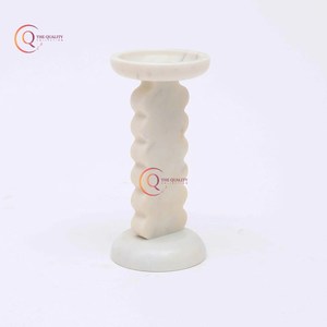 Portavelas de mármol de mesa Minimalista Sparkle Único Portavelas y soporte de palo Base de mármol Portavelas disponible - Product Image 3