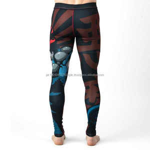 Leggings Sublimation de compression serrés pour hommes Jiu Jitsu Pantalon de compression BJJ Spats Personnaliser les vêtements de compression - Product Image 4