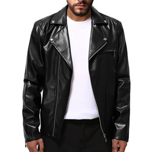 Chaqueta de Cuero para Hombre de Alta Calidad, Chaqueta de Cuero Personalizada para Exteriores, Hecha con el Mejor Material, la Mejor Chaqueta de Cuero para Hombre - Product Image 4