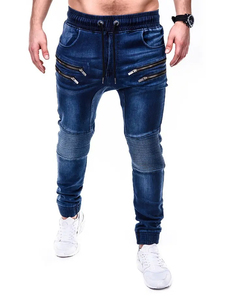 Hombres de alta calidad 100% Material de mezclilla de algodón Pantalones holgados hechos a medida Fabricante Oem Streetwear Mens Jeans de pierna ancha Jean grande - Product Image 5