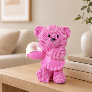 Adornos de Resina de Ositos de Peluche Estilo Europeo Moderno, Decoraciones para Escritorio de Oficina y Vestíbulo, Artesanías al por Mayor, Regalos para Niñas - Product Image 5