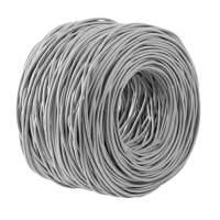 Câble réseau LAN DMIS CAT6-1 8 conducteurs en cuivre, intérieur, UTP FTP, 4-2 paires blindées, PVC, pour la communication