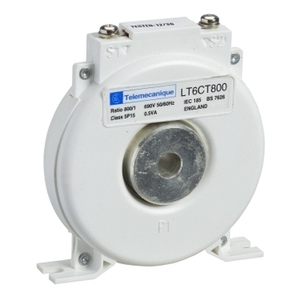 Transformador de Corriente TeSys T LT6CT8001 de SCHNEIDER ELECTRIC, 800/1 A, con Precisión Clase 5P - Product Image 1