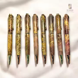 Stylo à bille en bois conçu par Burl Coffee pour cadeau et bureau avec une largeur d'écriture de 0.7mm - Product Image 6