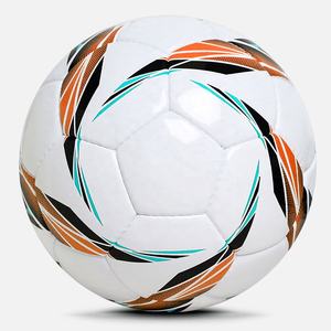 Nuevo balón de fútbol impreso con logotipo personalizado de moda | Precio barato 100% fútbol cosido a máquina de alta calidad - Product Image 2