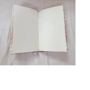Blank Baumwoll lappen hand geschöpftes Papier Notizbuch Nachfüllungen mit marmorierten Kanten geeignet für Zeitschriften macher und Buchbinder