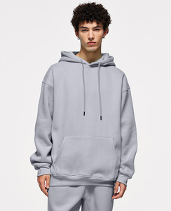 เสื้อฮู้ดดี้โอเวอร์ไซส์แบบสวมหัว ผ้าฝ้าย 100% น้ำหนัก 280 กรัม สำหรับฤดูหนาว ผลิตตามแบบ ODM OEM  รับผลิตตามสั่ง  รักษ์โลก ระบายอากาศได้ดี มี 45 สี  ลดราคาพิเศษ - Product Image 3