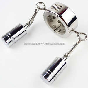 Estirador de Bolas Magnético IRISCO, Dispositivo de Estiramiento de Escroto y Testículos, Anillo para Pene con Peso, BDSM, Acero, Color Personalizado - Product Image 3