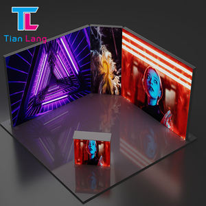 TianLang 20 * 20FT/6*6M support d'exposition à double arc avec affichage à LED double face affichages de panneaux modulaires en forme de L - Product Image 5