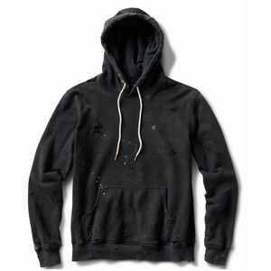 Sweat-shirts personnalisés de haute qualité OEM, effet usé, été, 100% coton, fermeture éclair, col en V, respirant, vêtements décontractés pour hommes - Product Image 1