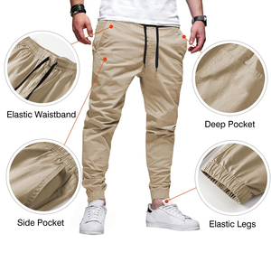 Pantalones Jogger Casuales de Calle, Talla Grande, Diseño de Cintura Media, Cómodos, Transpirables, con Cordón Ajustable, de Alta Calidad, al por Mayor - Product Image 5