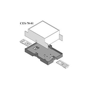 Boîtiers compacts CES-70 de couleur naturelle ABS/boîte de contrôle en plastique PC du fournisseur de confiance - Product Image 3