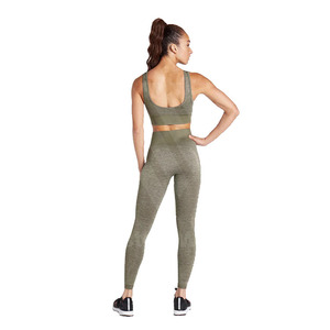 Leggings de sport sans couture pour femmes, pantalon extensible, nylon, élasthanne, polyester, pantalon de yoga pour femmes - Product Image 4