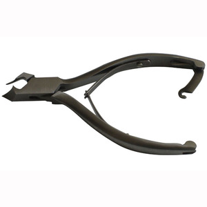 Pince à ongles en acier inoxydable de couleur noire avec serrure Coupe-ongles à double ressort avec lames minces pour les doigts - Product Image 5