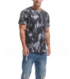 T-shirts de sport pour hommes grande taille 2025 avec logo personnalisé, 100 % coton de haute qualité, séchage rapide, coupe ajustée à épaules tombantes - Product Image 3