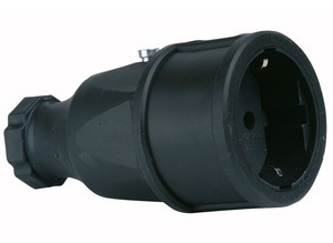 Base pneumatica in gomma nera 16A 250V (Simon CL524610) - Product Image 1